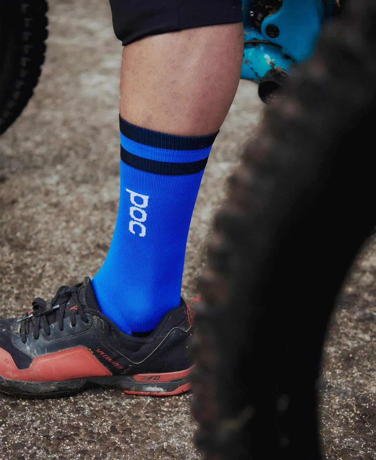 Essential Mid Length Sock - Azurite Multi Blue