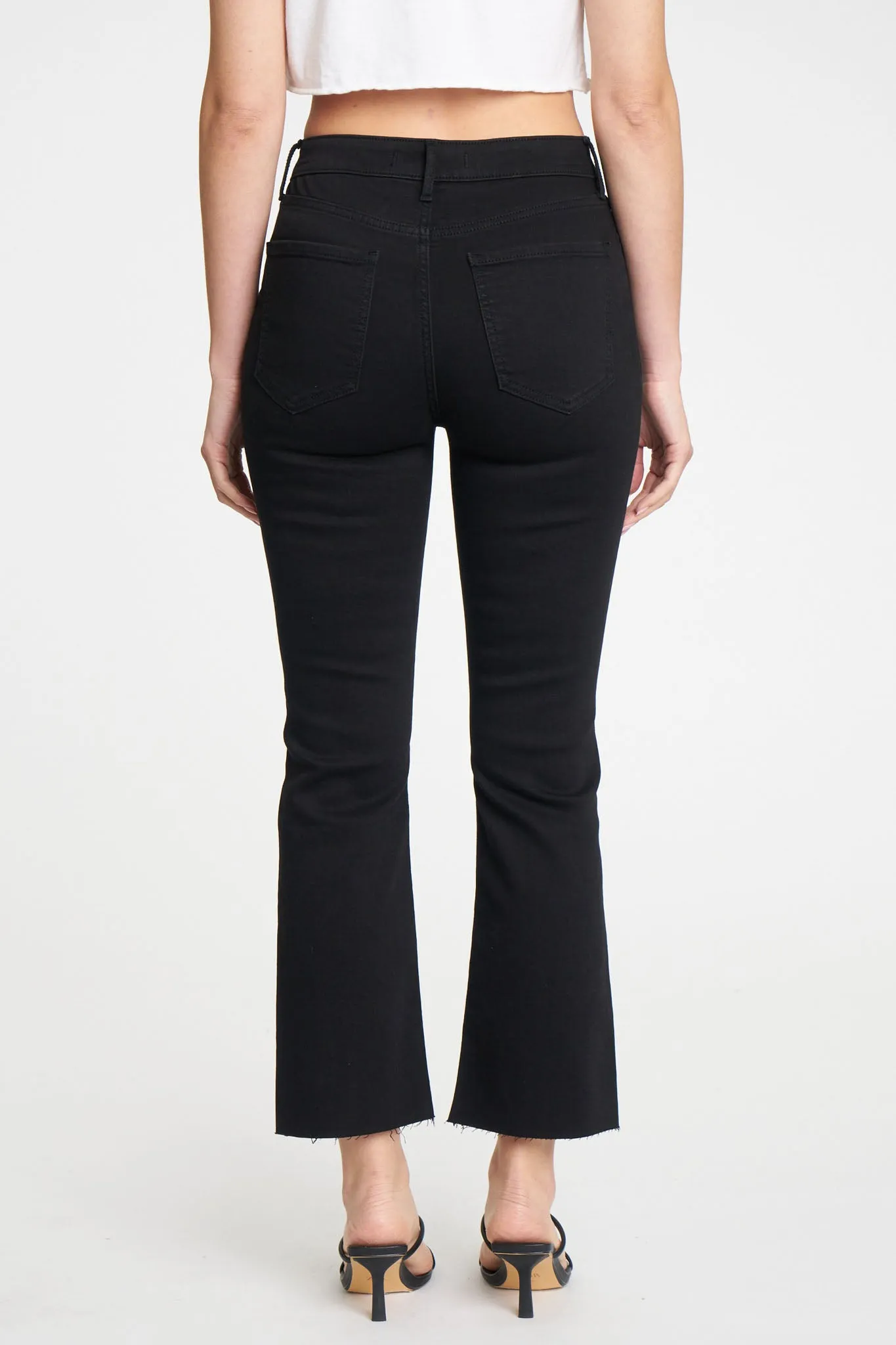 Eunina Emery Cropped Boot Jeans in Desert Night