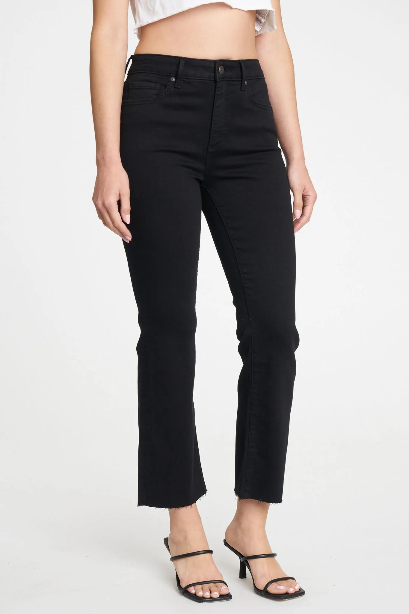 Eunina Emery Cropped Boot Jeans in Desert Night