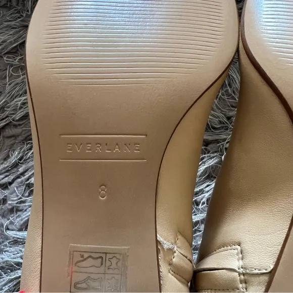 Everlane Italian Leather The Day Boot Ecru cream size 8