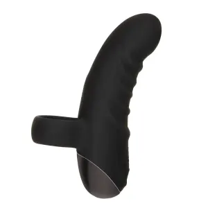 Evolved Silicone Black Rechargeable Mini Finger Vibrator