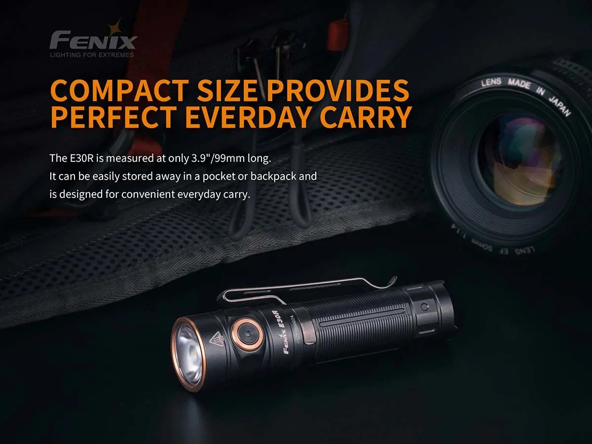 Fenix E30R Rechargeable Flashlight 1600 lumens
