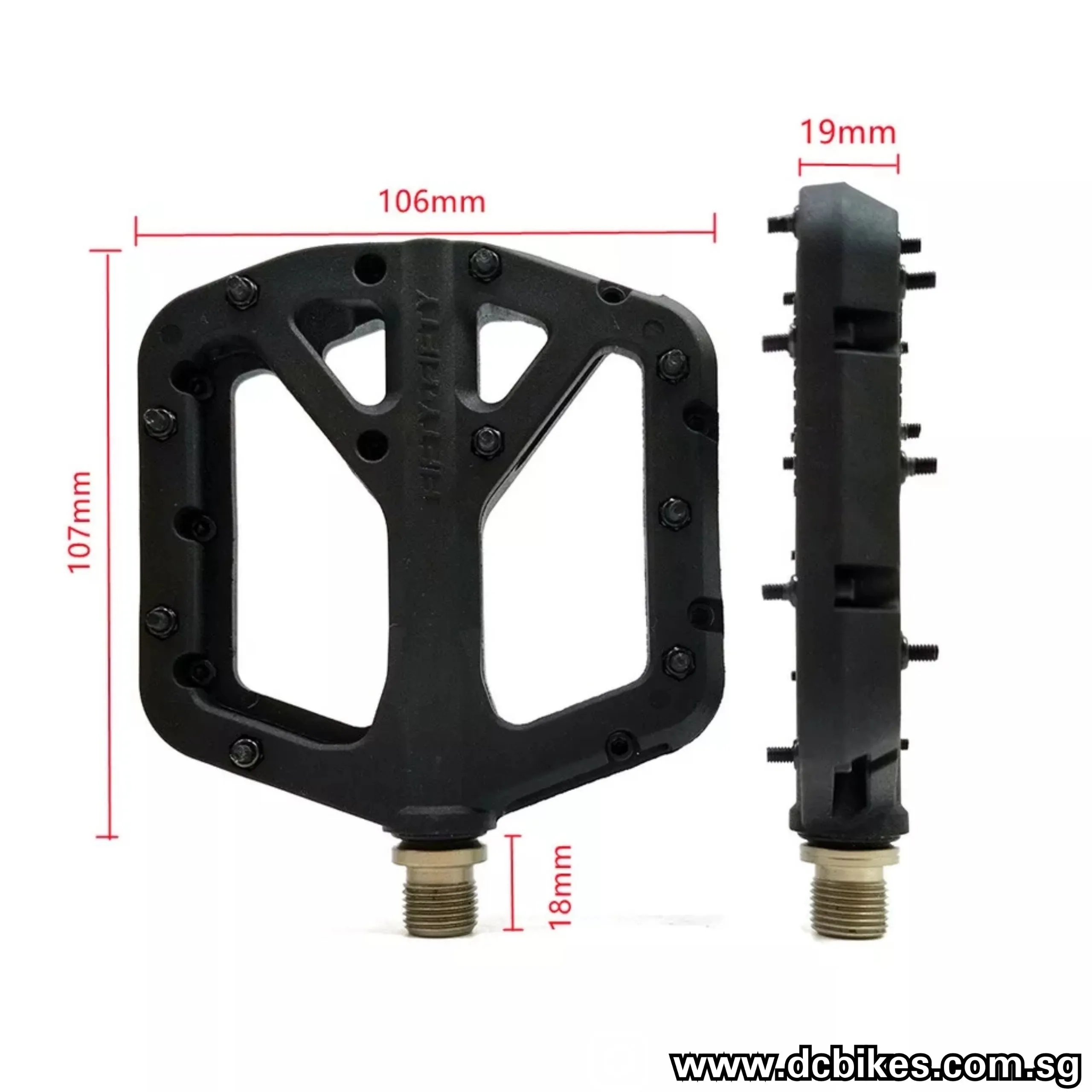 Fifty-Fifty Nylon Composite MTB Pedals MTB XC DH FR HT