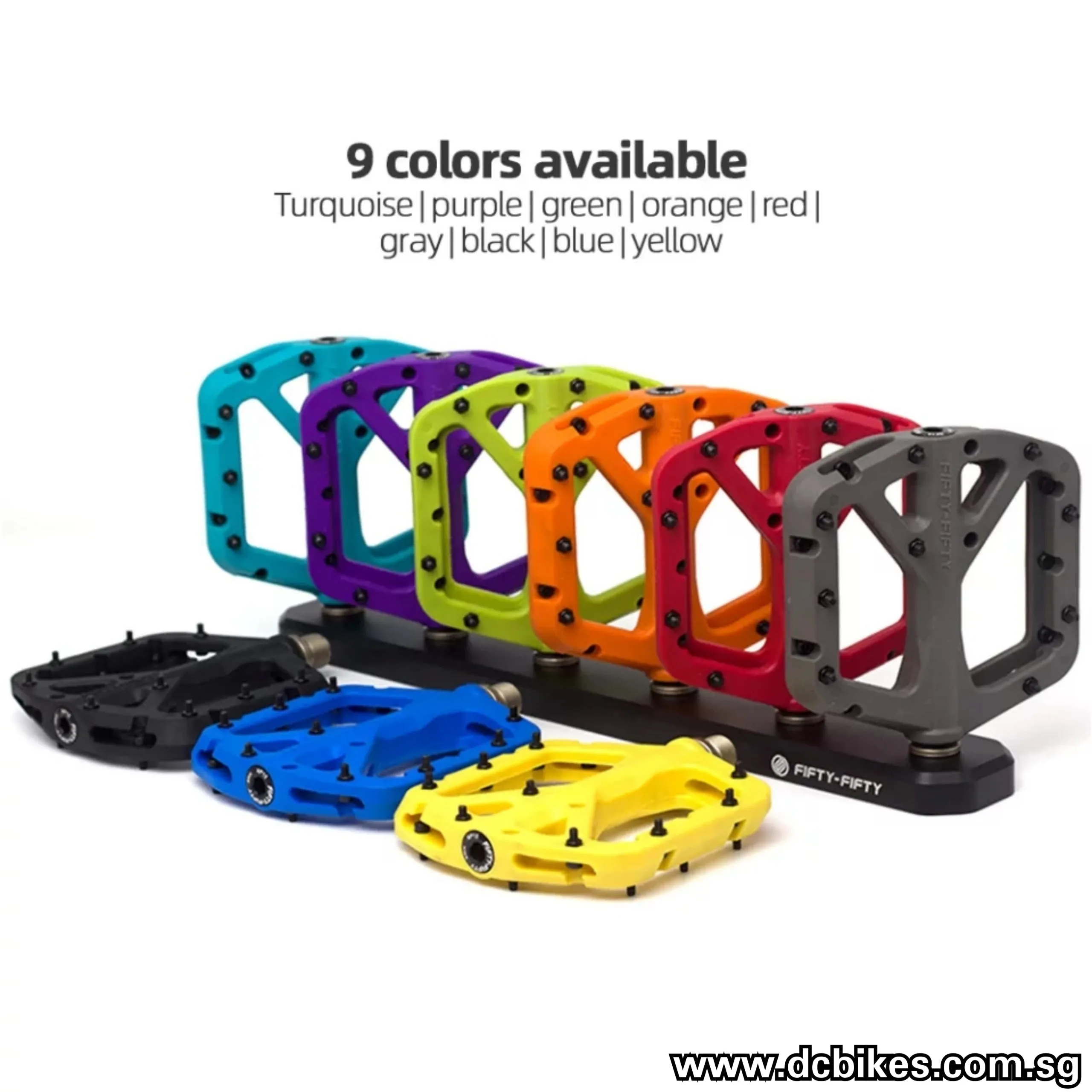 Fifty-Fifty Nylon Composite MTB Pedals MTB XC DH FR HT