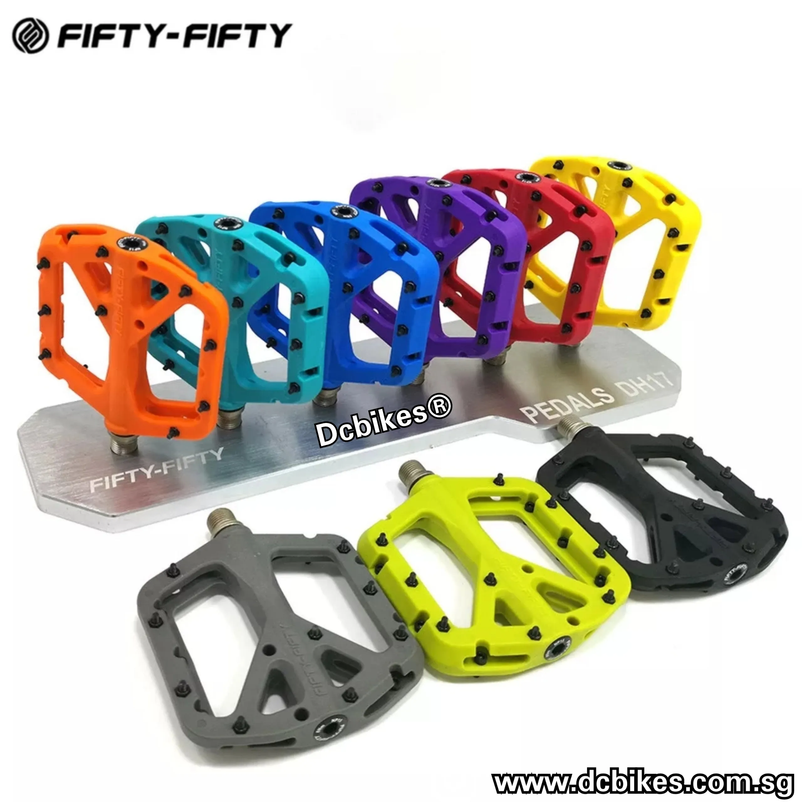 Fifty-Fifty Nylon Composite MTB Pedals MTB XC DH FR HT