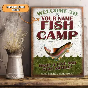 Fish Camp - Custom Canvas - Vhv-canvas-008