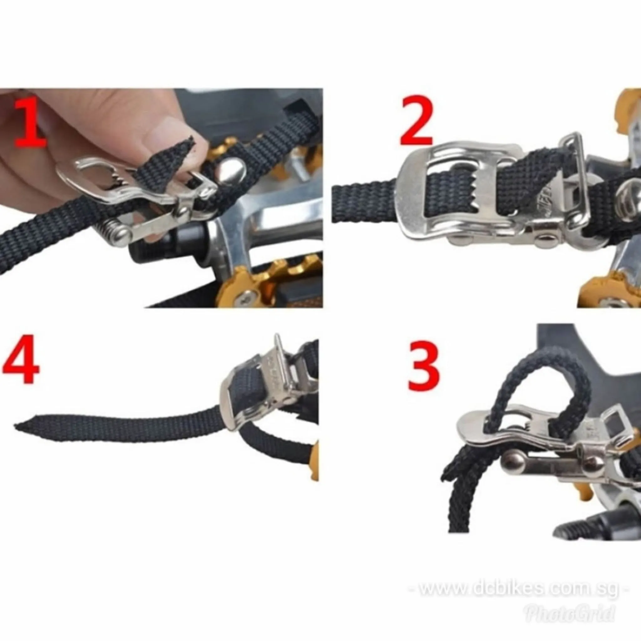 Fixie Road Bicycle Pedal Strap Toe Cage