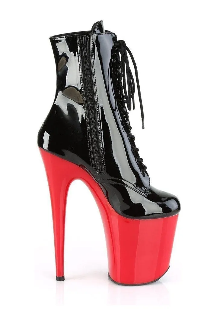 FLAMINGO-1020 Exotic Boot | Black Patent