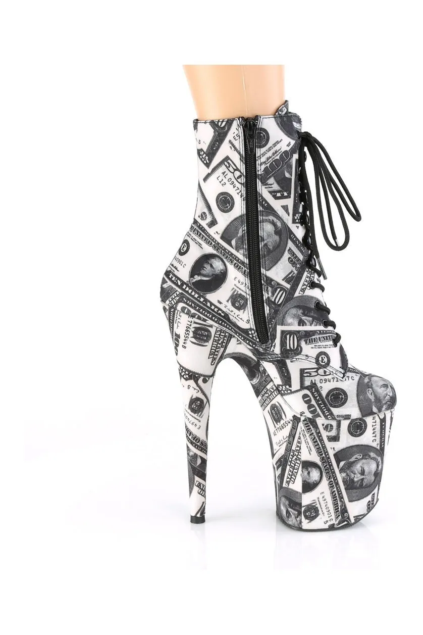 FLAMINGO-1020DP Exotic Boot | Black Fabric