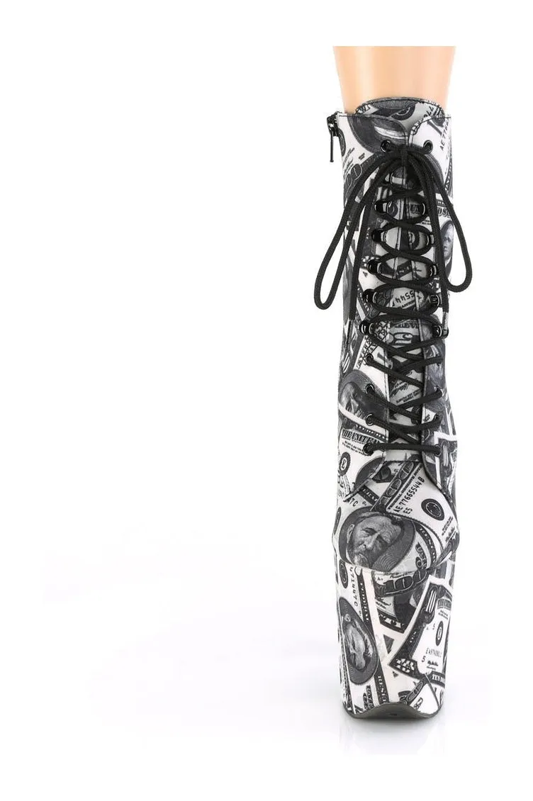 FLAMINGO-1020DP Exotic Boot | Black Fabric