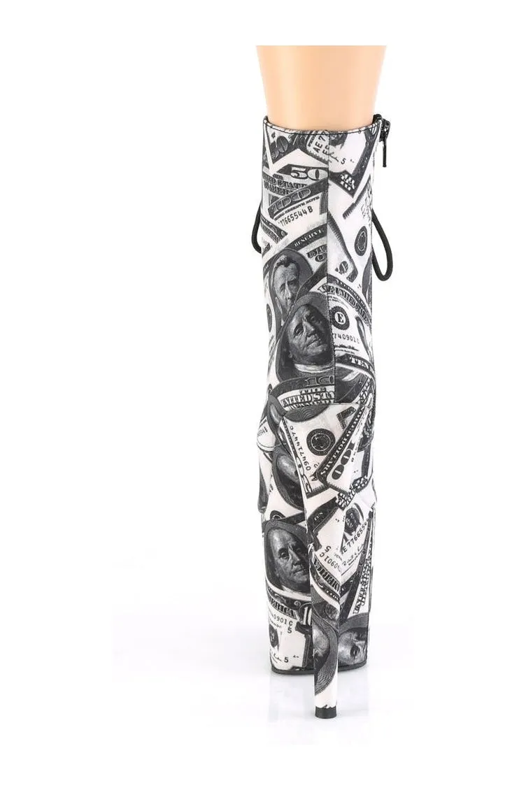 FLAMINGO-1020DP Exotic Boot | Black Fabric