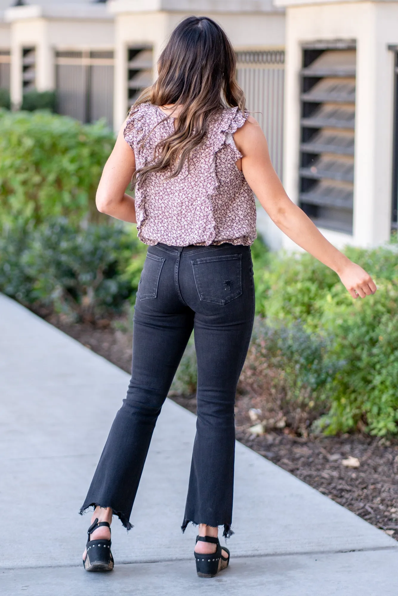 Flawlessly High Rise Cropped Boot Cut