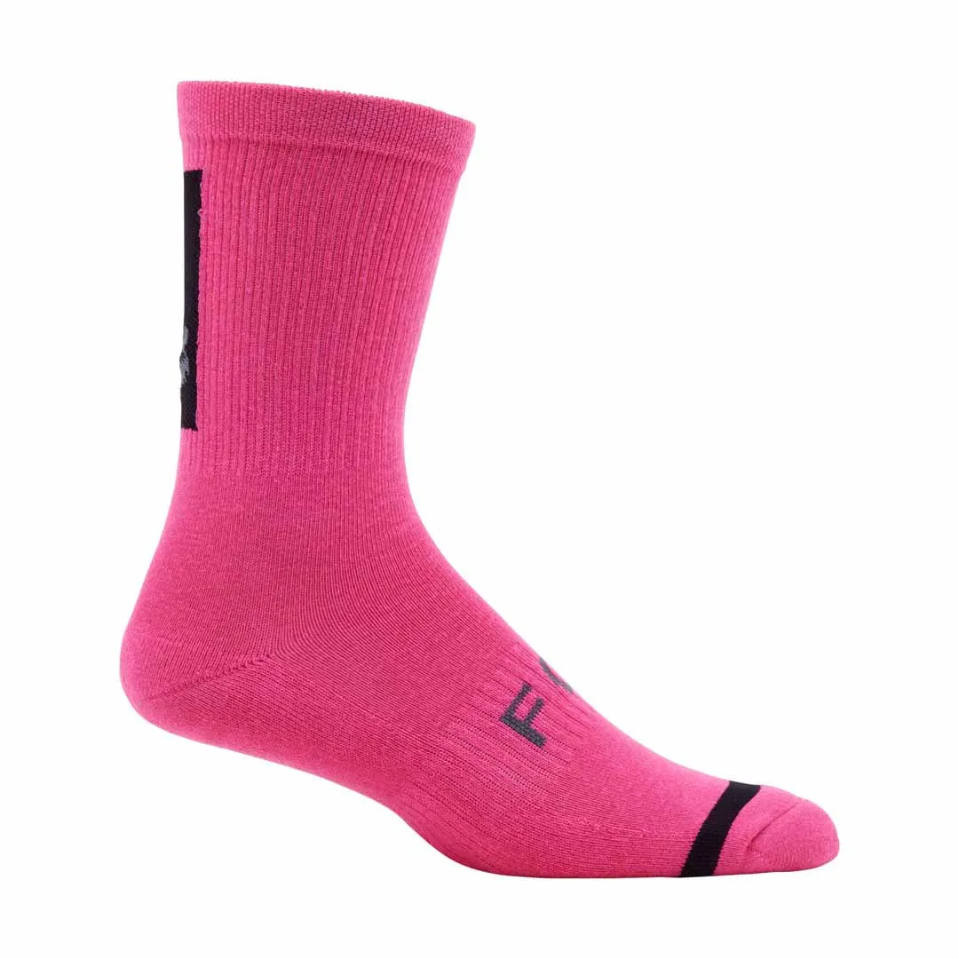 Fox 8" DEFEND Socks Pink