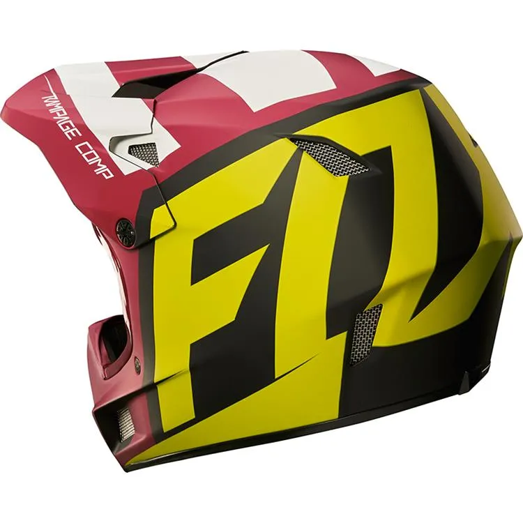 FOX RAMPAGE COMP CREO HELMET [YELLOW/BLACK] XXL