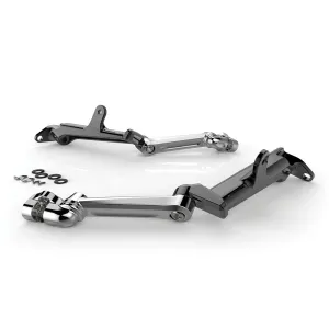 Frame Mounted Adjustable Highway Peg Mounts, Chrome