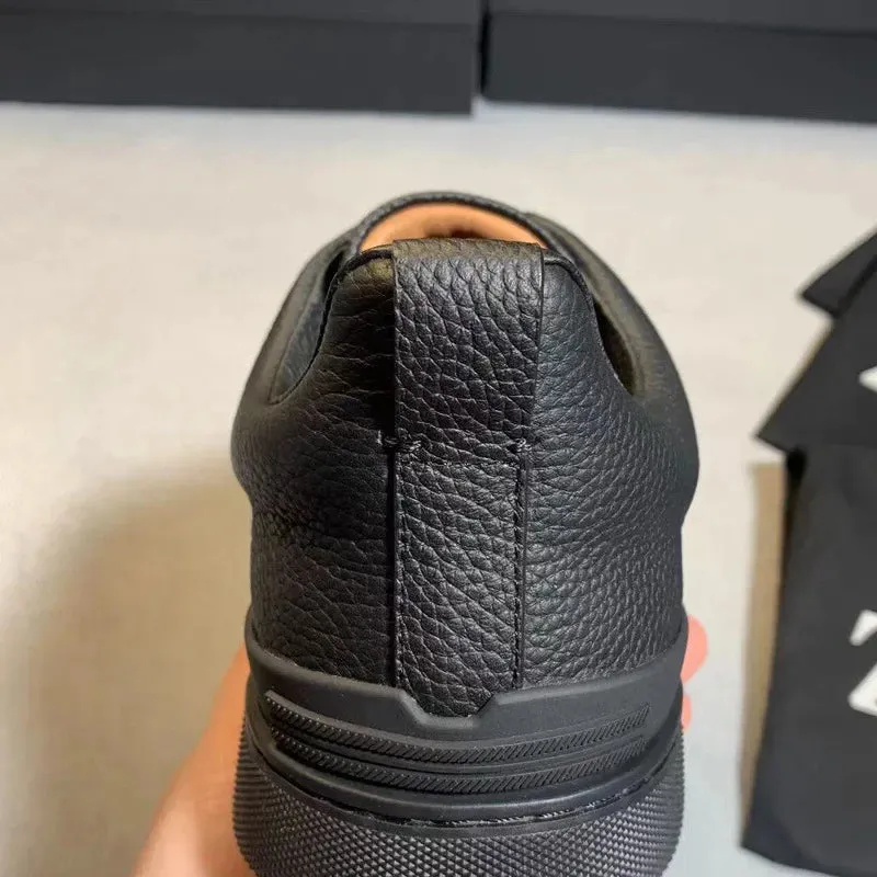 From The Factory Top Layer Cow Leather Breathable Summer Casual Shoes Luxury Deer Skin Board Versatile New Men's Shoes