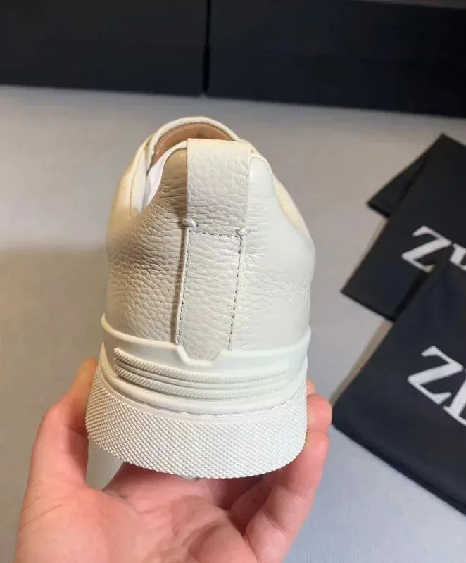 From The Factory Top Layer Cow Leather Breathable Summer Casual Shoes Luxury Deer Skin Board Versatile New Men's Shoes