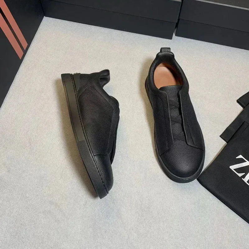 From The Factory Top Layer Cow Leather Breathable Summer Casual Shoes Luxury Deer Skin Board Versatile New Men's Shoes