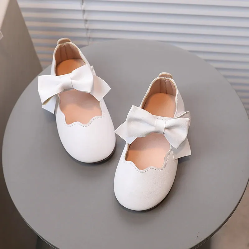 Girl's Bowknot Shallow Flat Shoes