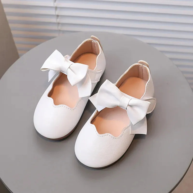 Girl's Bowknot Shallow Flat Shoes