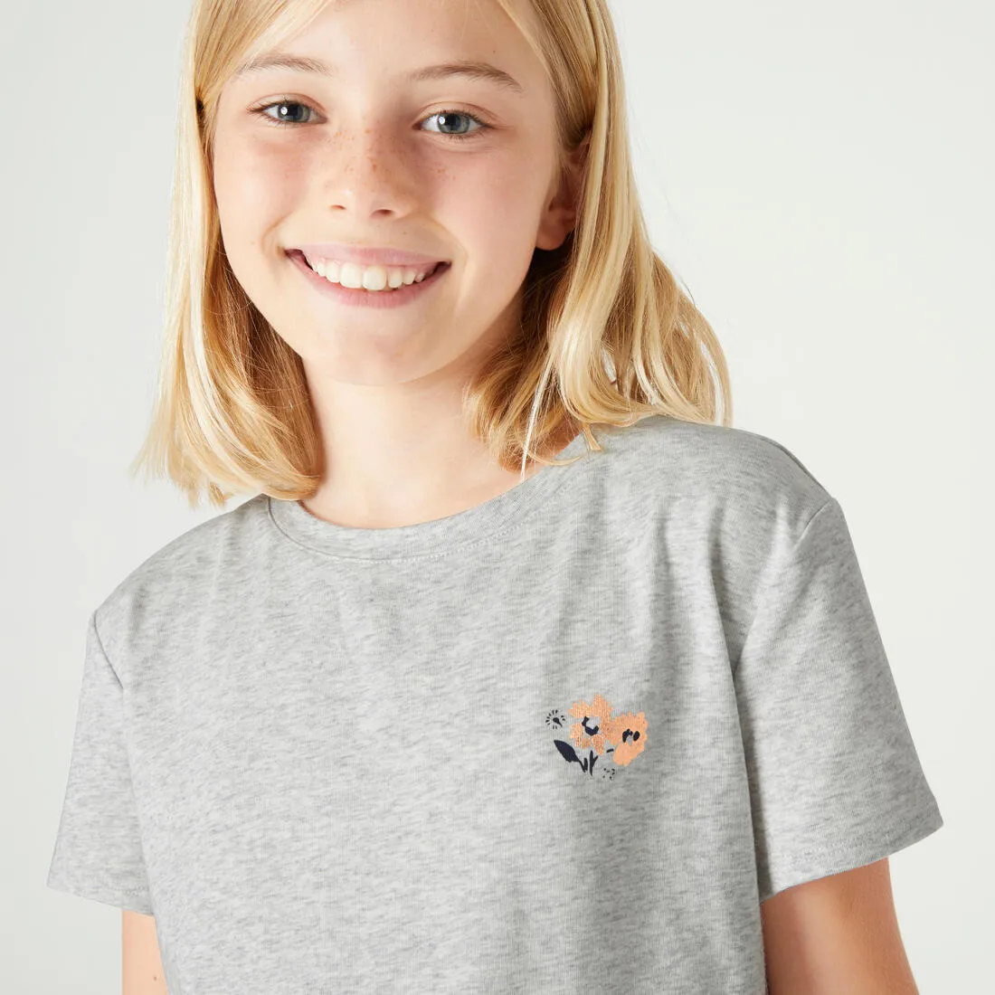 Girls' Cotton T-Shirt 500