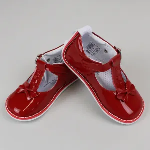 Girls First Walker Shoes - Patent Red - Pex Anastasia