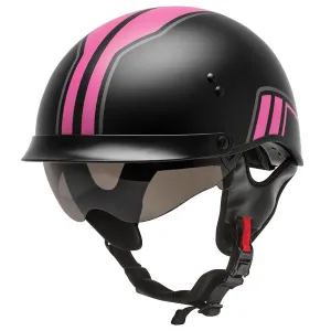 Gmax HH-65 Twin Full Dressed Half Helmet