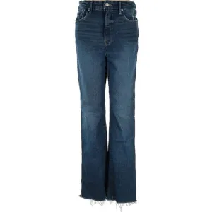 Good American Indigo High-Rise Boot Cut with Distressed Hem Size 8/29