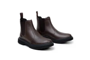 Green Laces x King55 Chelsea Vegan Leather Boots | Espresso Brown