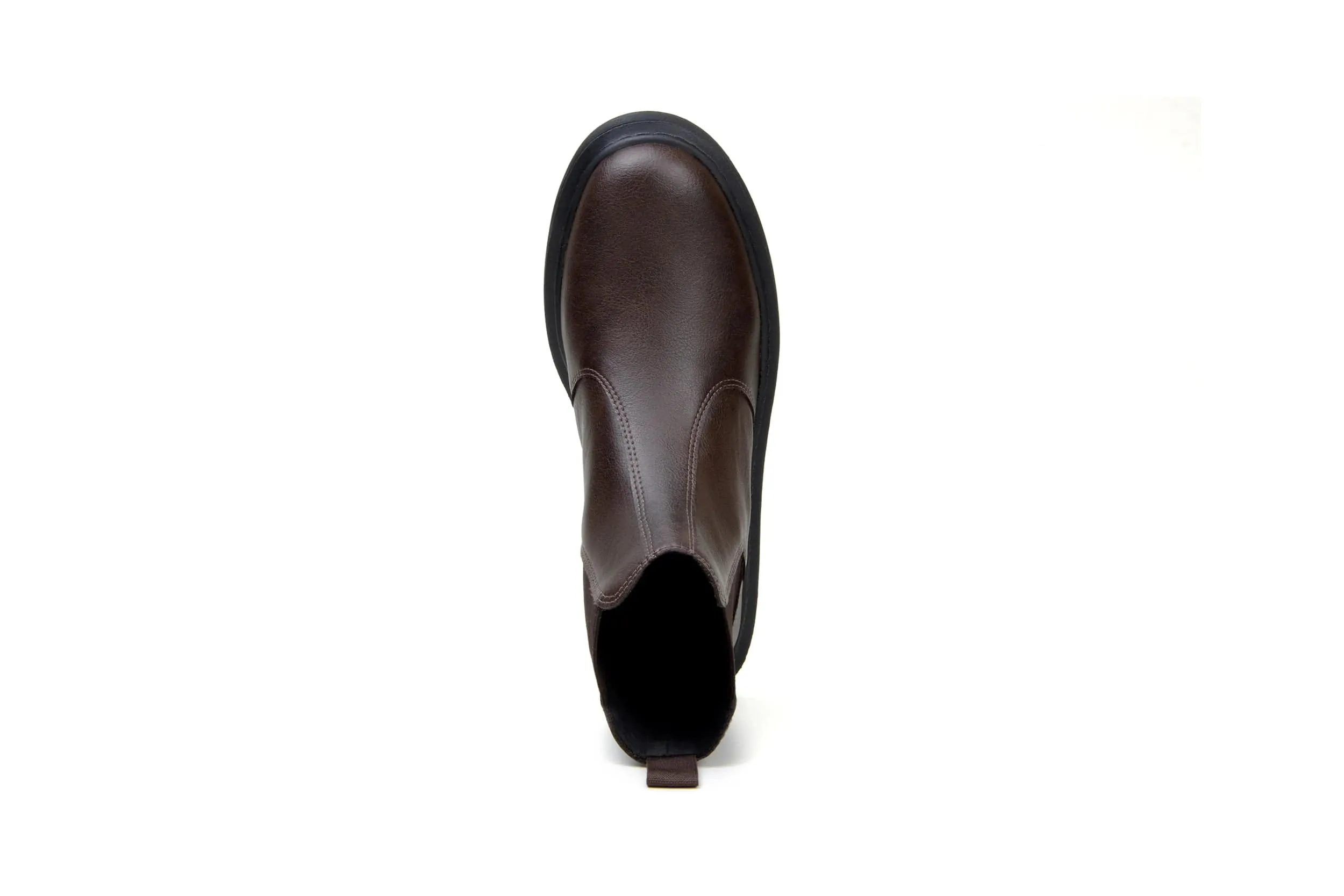 Green Laces x King55 Chelsea Vegan Leather Boots | Espresso Brown