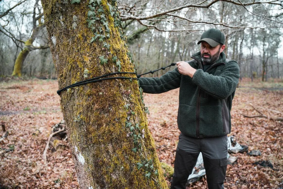 Hamac Bushcraft Résistant 1 personne Camouflage Furtiv