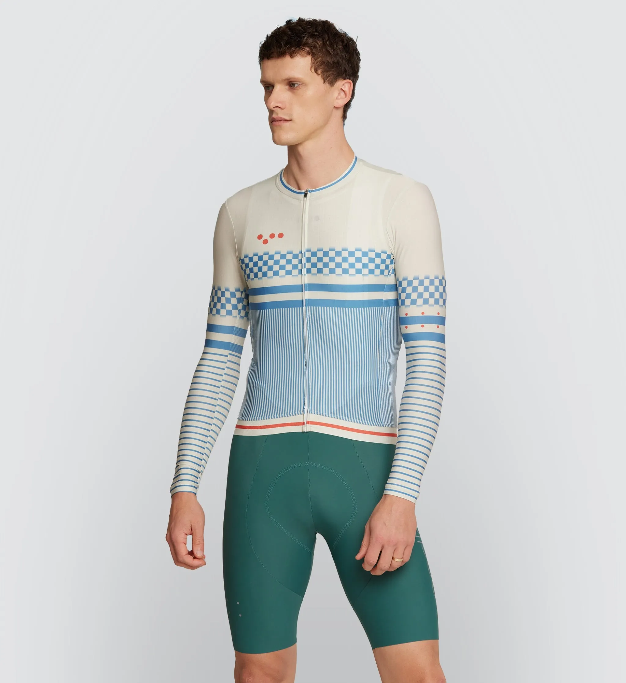 Heritage / Men's Classic LS Jersey - Almond Stripe