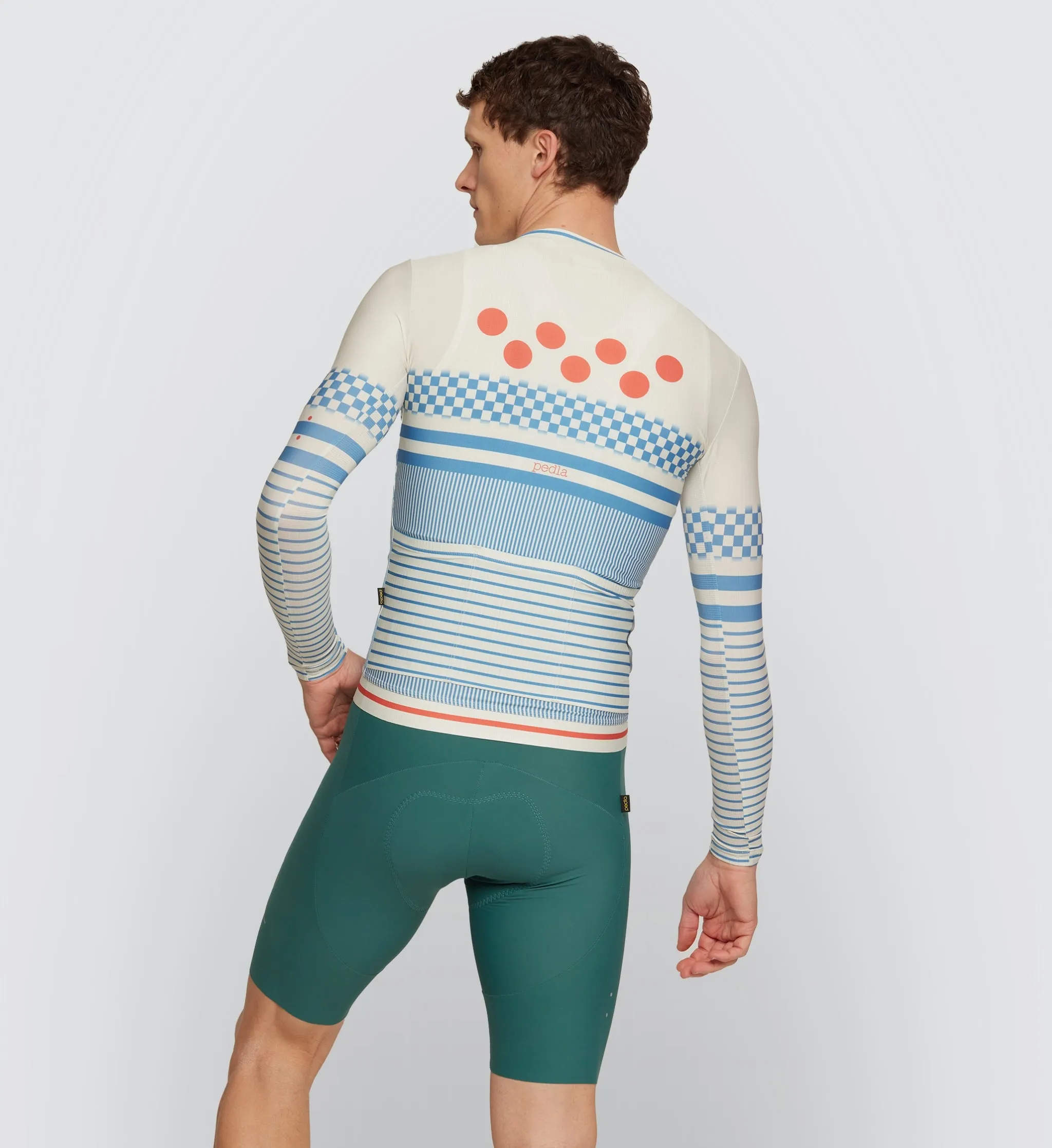 Heritage / Men's Classic LS Jersey - Almond Stripe