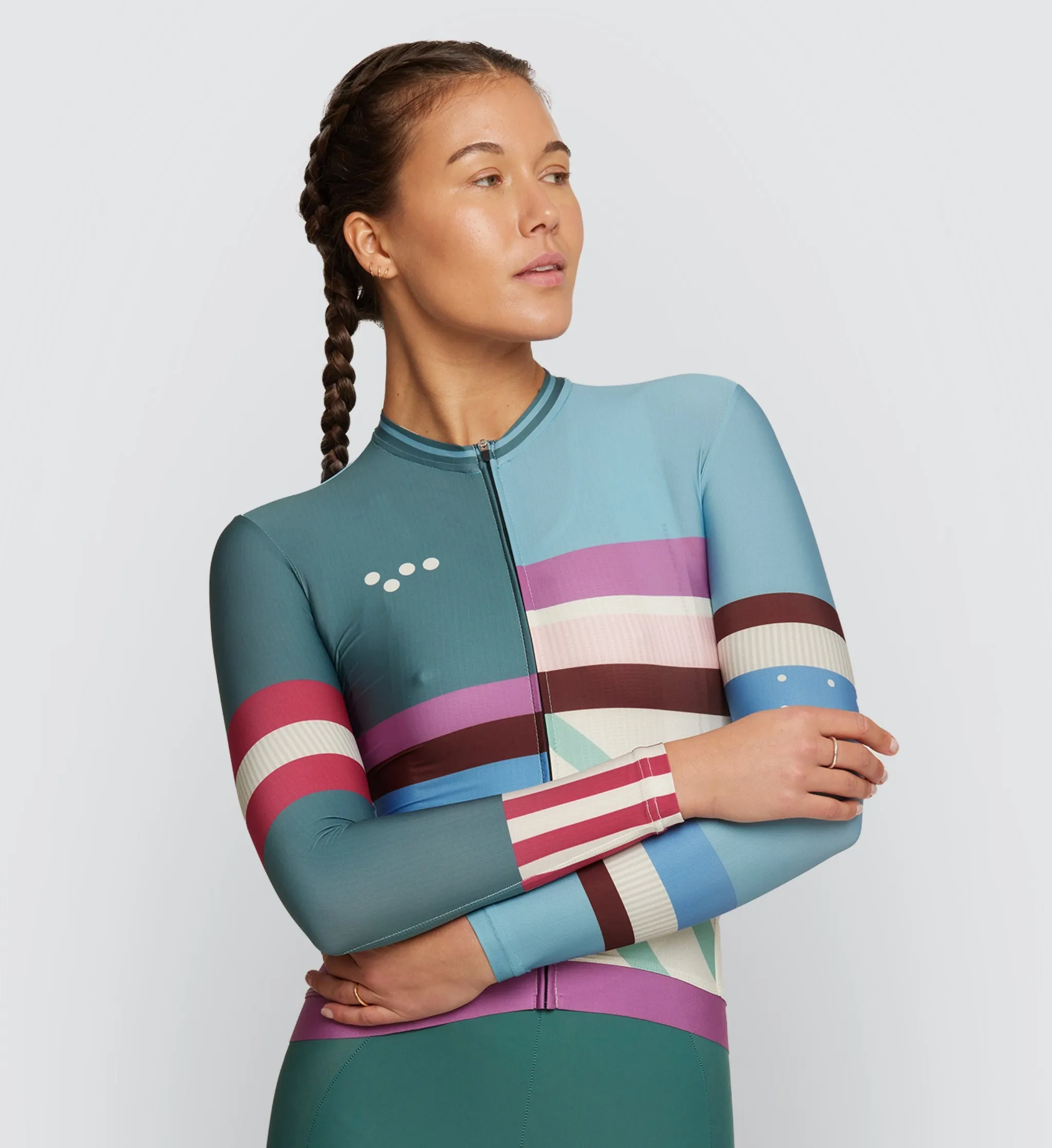 Heritage / Women's Classic LS Jersey - Multi Stripe