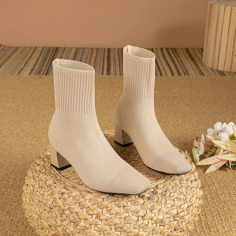 High Heel Luxe™ | Women's High Heel Boots | Faux Leather, Pointed Toe Design & Comfortable Fit