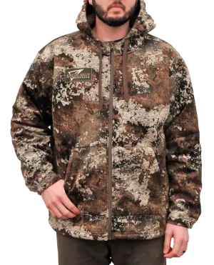 High Pile Zippered Fleece Hoodie