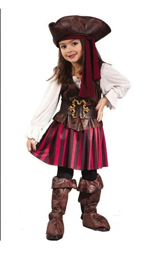 High Seas Pirate Toddler Girl  Costume