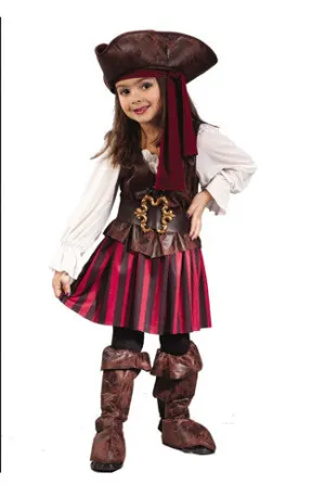 High Seas Pirate Toddler Girl  Costume