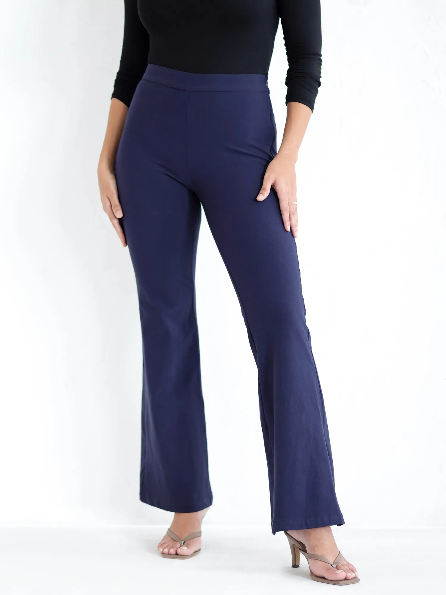 High Waist Boot Leg Pant