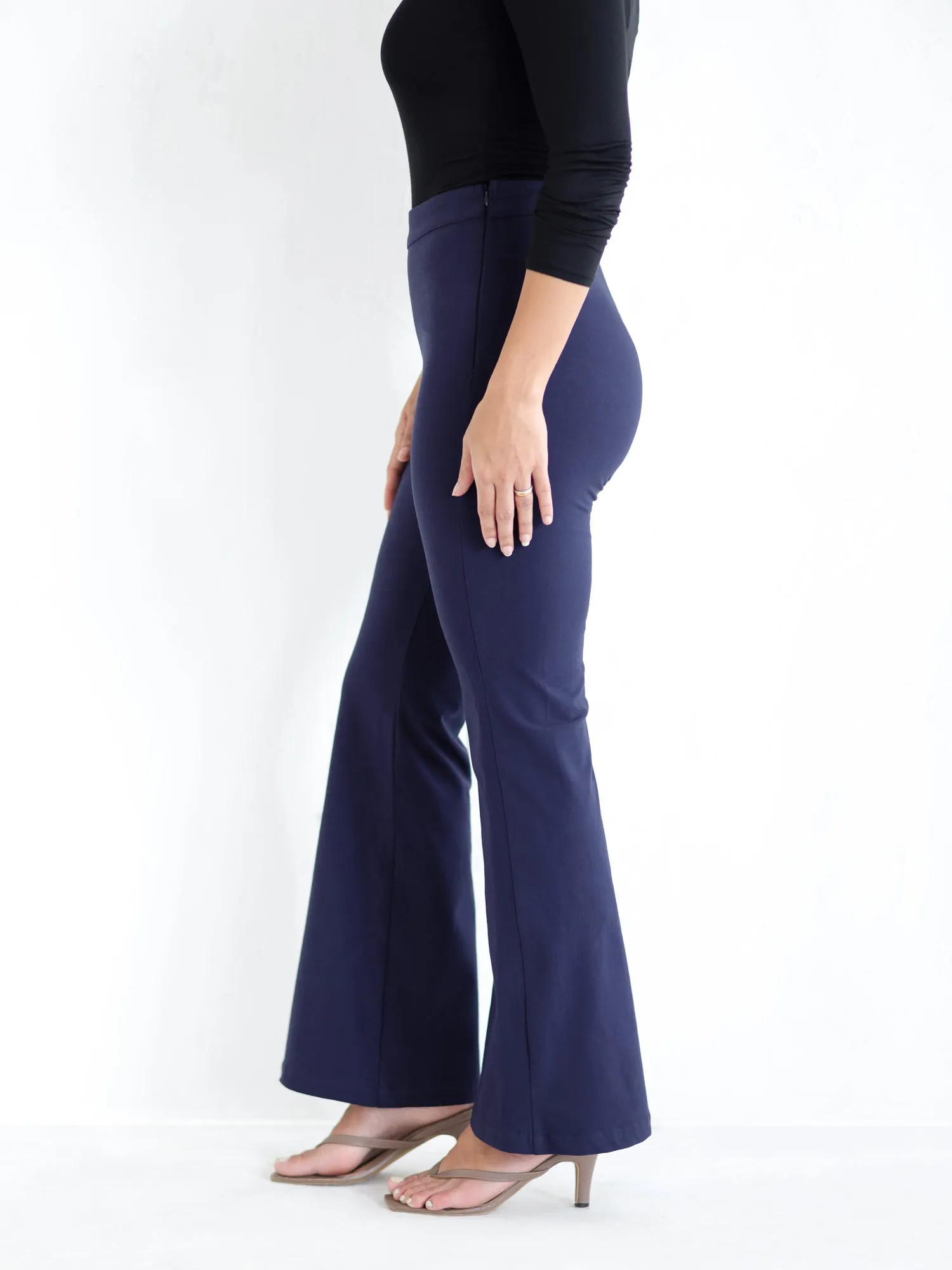 High Waist Boot Leg Pant