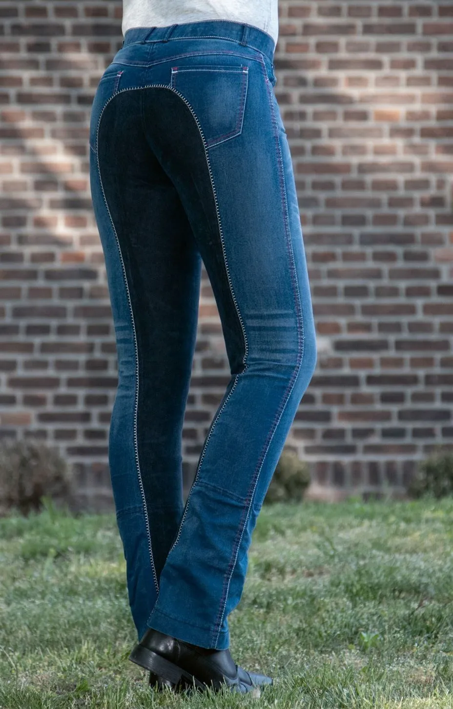 HKM Jodhpur Riding Breeches Summer Denim