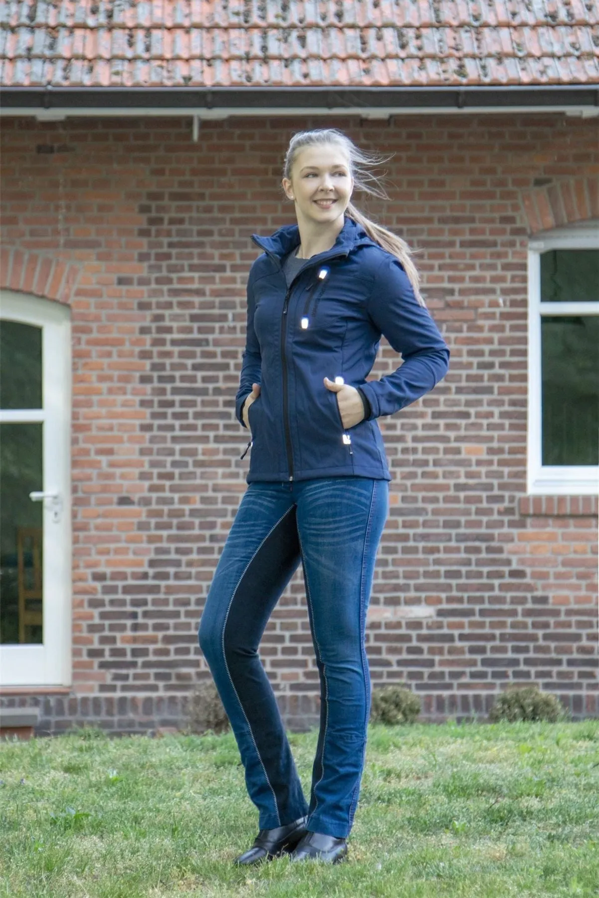 HKM Jodhpur Riding Breeches Summer Denim
