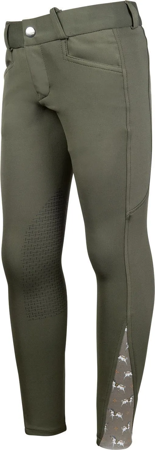 HKM Riding Breeches Allure Cheval Sili. Knee Patch