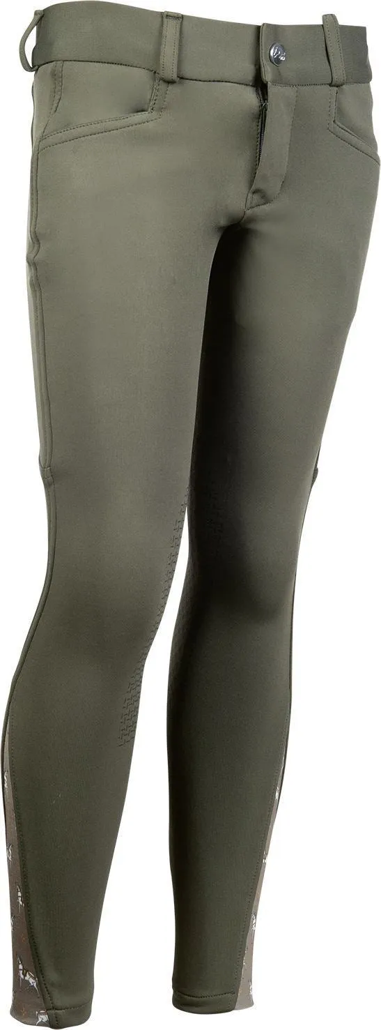 HKM Riding Breeches Allure Cheval Sili. Knee Patch