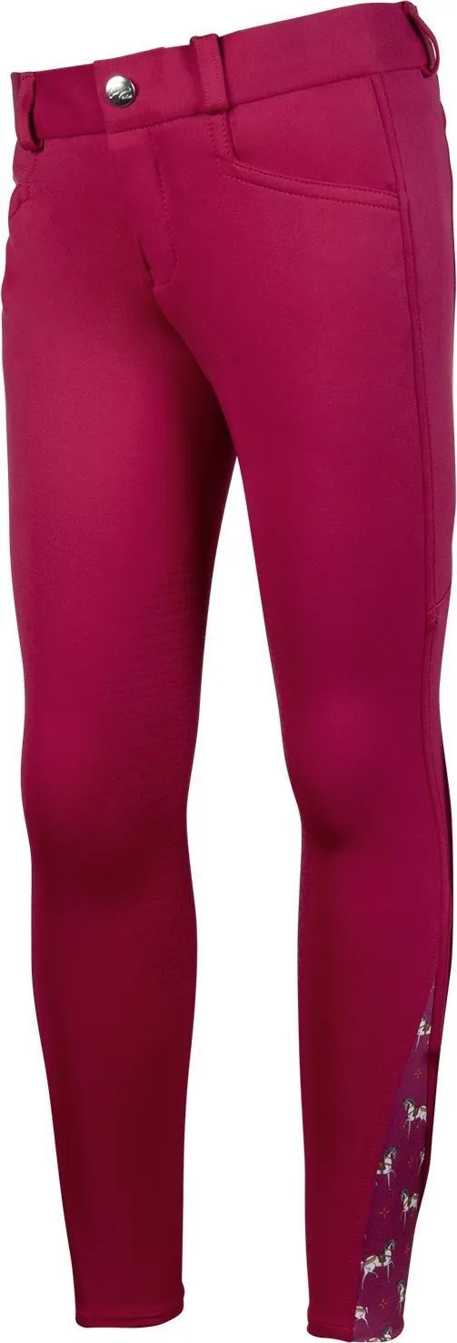 HKM Riding Breeches Allure Cheval Sili. Knee Patch