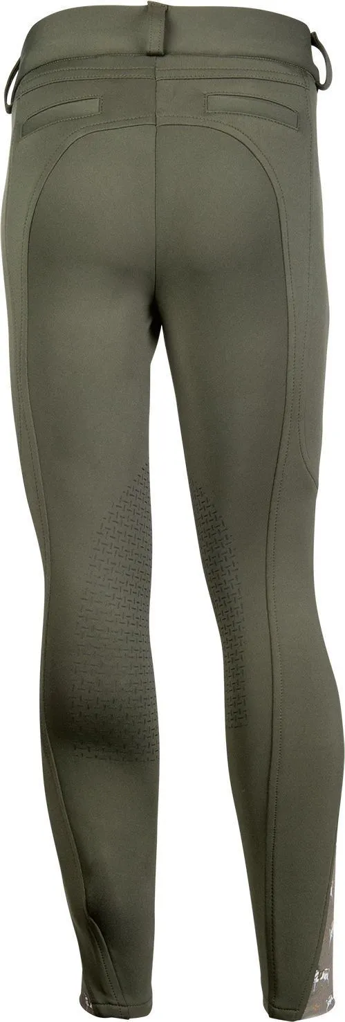 HKM Riding Breeches Allure Cheval Sili. Knee Patch