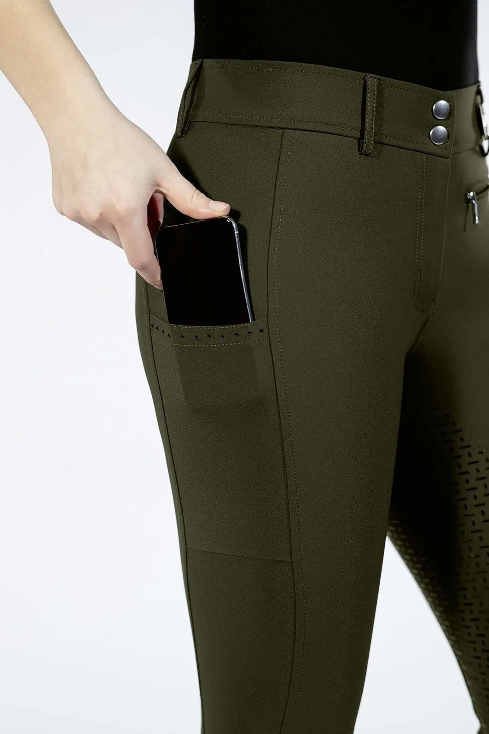 HKM Riding Breeches Lea Silicone Full Seat