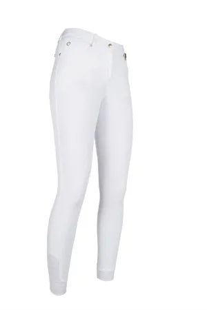 HKM Riding Breeches Lg Basic Silicone Full Seat