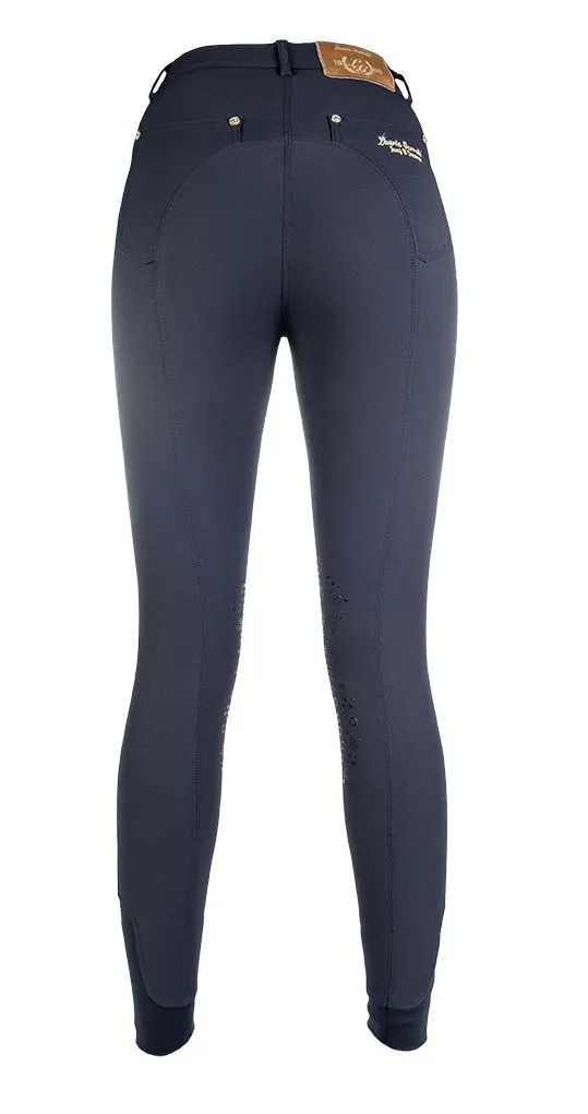 HKM Riding Breeches Lg Basic Silicone Knee Patch