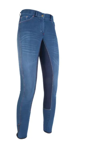 HKM Riding Breeches Summer Denim 3/4 Alos Seat